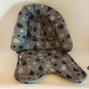 Travel Bug Gray Polka Dot Baby Head Support Car Seat Liner